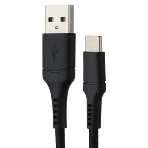 CELLCandy 10FT Usb-A Vers Usb-C Tressé Charge & Synchronisation Câble - Noir - Photo 1 sur 3