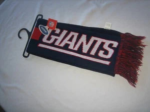 ny giants reversible fringed scarf nwt - Picture 1 of 3