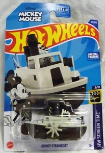 Disney Tugboat from "Steamboat Willie" from HW Screen Time by Hot Wheels - Picture 1 of 13