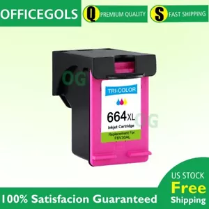 1PK Color Ink Cartridge For HP 664XL Deskjet 1115 2135 3635 2138 3636 3638 4535 - Picture 1 of 3