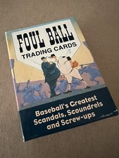 Foul Ball Baseball Trading Cards 1991 Eclipse, NEW complete set of 36  BASEBALL 
