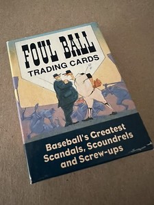 Foul Ball Baseball Trading Cards 1991 Eclipse, NEW complete set of 36  BASEBALL 