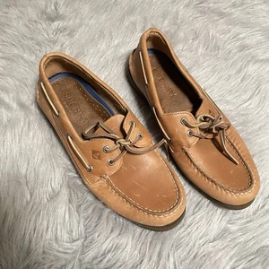 Zapatos de barco Sperry Top Sider para hombre talla 10M 2 ojos, exhibidos en tienda - Imagen 1 de 6