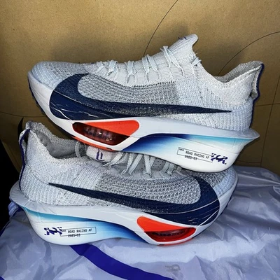 NEW Nike Air Zoom Alphafly Next% 3 Grey Blue Void  NBY FD8315-001 Women Size 9 - Image 1 of 4