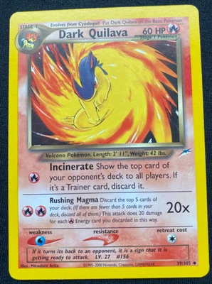 Pokémon TCG Dark Quilava Neo Destiny 39/105 Regular (LP) - Image 1 of 2