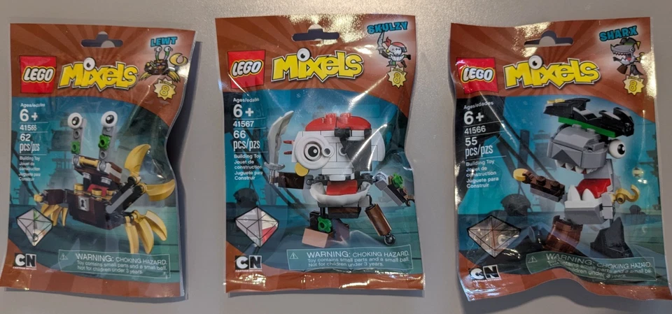 Lego Mixels Serie 8 (Sharx, Skulzy, Lewt) Foto 1 de 2