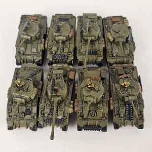 Fiamme della Guerra 15mm Sherman Firefly Tank Truppa X8 Esercito Soldati Pistole - Foto 1 di 18