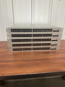 1 48-portowy przełącznik sieciowy Cisco Meraki MS225-48 Gigabit Ethernet - Zdjęcie 1 z 3