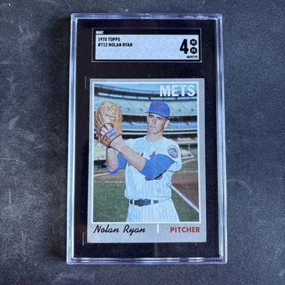 1970 Topps - High # Nolan Ryan #712 ¡SGC 4!  Hermoso ejemplo de tarjeta resistente Foto 1 de 2