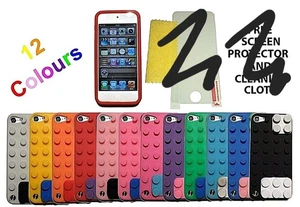Blocks Bricks Case Cover For Apple iPod Touch 5 6 & 7 Gen - Picture 1 of 13
