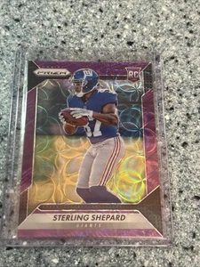2016 Panini Prizm Purple Scope Prizm /99 Sterling Shepard RC #300 Giants - Bild 1 von 3