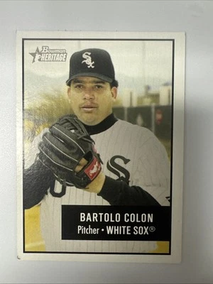 2003 Bowman Heritage Baseball Bartolo Colon Card #107 A20 - Image 1 of 2