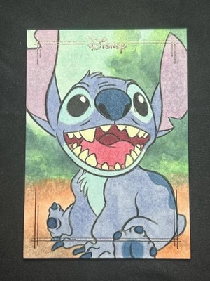 2025 Topps Chrome Disney Stitch 1/1 Sketch Card Lilo & Stitch - Image 1 of 4