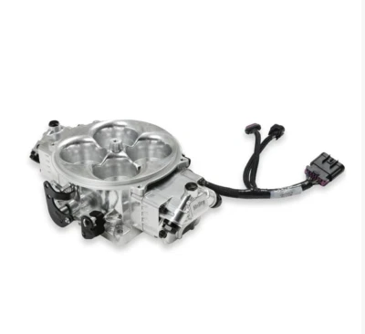 Cuerpo de acelerador de servicio Holley EFI Terminator X Stealth 4500 brillante para universal Foto 1 de 4