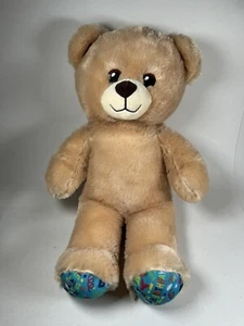 Build A Bear Plush Happy Birthday Bear Tan Beige Brown 15" 2022 Stuffed Animal - Picture 1 of 11