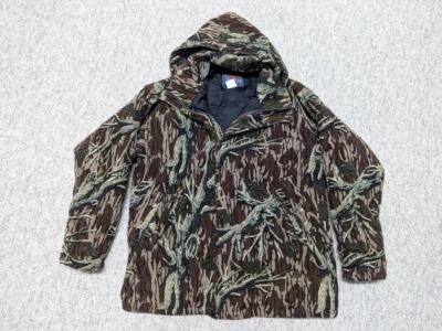 vintage USA made CABELAS coat MOSSY OAK jacket M camouflage HUNTING parka - Image 1 of 4