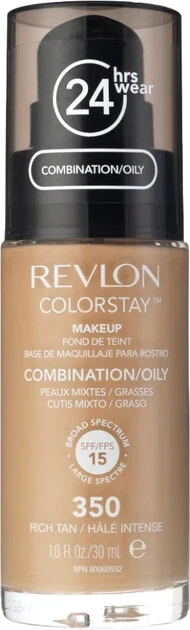 NEW Revlon Colorstay Liquid Foundation Combination/Oily 350 Rich Tan - Image 1 of 1