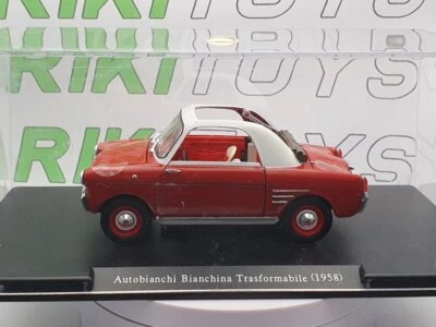 Autobianchi Bianchina Trasformabile Leo Model 1/24 Rosso - Immagine 1 di 4