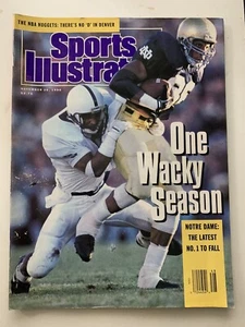 Derek Brown 26 novembre 1990 sport illustrato senza etichetta Notre Dame irlandese - Foto 1 di 2