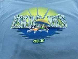 2- Camiseta Eskimal Joe’s Stillwater OK Unisex Talla L Playa Chillin/Surf Azul/Naranja - Imagen 1 de 8