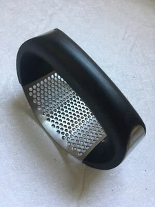 Handheld Push-Down Type Garlic Press Masher Stainless Steel 4"L x 2"W - Picture 1 of 5