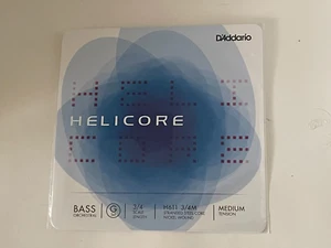 D'Addario Helicore H611 3/4M 3/4 Scale Length, Medium Tension Bass G Sol String - Picture 1 of 2