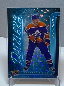 #DZ-52 - Zach Hyman - 2024-25 Upper Deck Series 2 - Dazzlers - Azul - Imagen 1 de 2