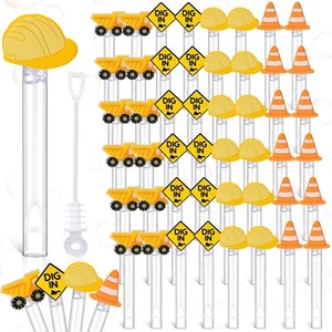 48 Pcs 4.2'' Construction Bubble Wand for Kids, Mini Bubble Wands Bubbles for... - Picture 1 of 7