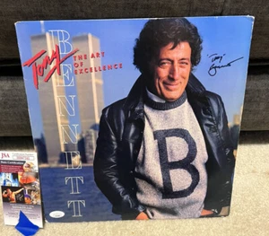 Tony Bennett signed Autographed Art Of Excellence Vinyl Album Jazz Singer Jsa - Picture 1 of 3