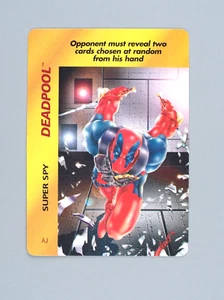 1995 Marvel Overpower CCG Deadpool Super Spy # AJ - Picture 1 of 2