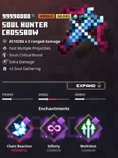 Minecraft Dungeons-Soul Hunter Crossbow Unique Gilded (Xbox)(PS4)(Switch)(PC)🔥