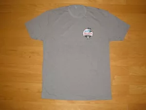 NEW MENS HOOTERS *PIECE OF PARADISE* GRAY T-SHIRT DESTIN FLORIDA SIZE M,L,XL,XXL - Picture 1 of 4