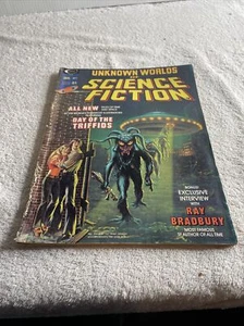 Unknown Worlds Of Science Fiction #1-Curtis Day Of The Triffids 1974 LOW GRADE - Picture 1 of 16