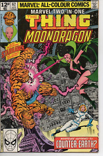 Marvel Two-In-One Issue 62, Apr 1980 Marvel Comics, The Thing and Moondragon