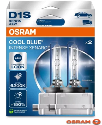 2x D1S OSRAM COOL BLUE INTENSE NextGen. 6200K Xenarc Xenon Brenner Lampe Xenon - Bild 1 von 2