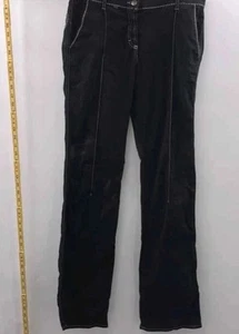 Just Cavalli Womens Black Flat Front Slash Pocket Jean Style Trouser Pants Sz 29 - Picture 1 of 14
