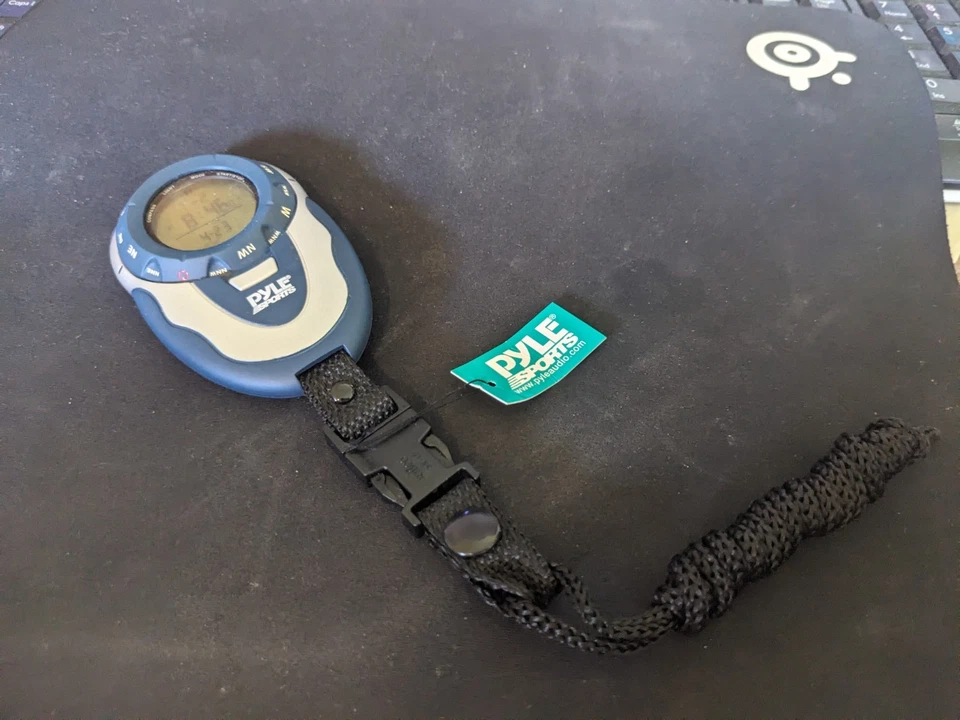 cronómetro azul + brújula Foto 1 de 3