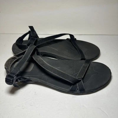 Sandalias Teva para mujer con tiras de cirra negras punta abierta al aire libre senderismo caminar 8,5 Foto 1 de 4