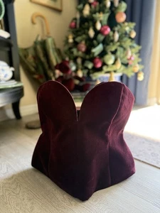 ZARA Burgunder Samt Korsett Bustier Größe MEDIUM RALPH LAUREN WEIHNACHTEN Neu ohne Etikett - Bild 1 von 12