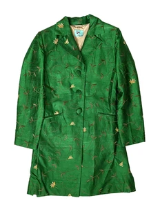 Grüne Damenjacke Seide SHIBUMI Größe UK 10 - Bild 1 von 4