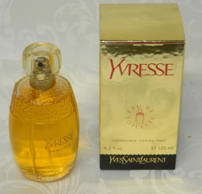 YVRESSE Eau de Toilette YVES SAINT LAURENT 4,2 oz / 125 ml Tamaño Grande ¡RARO! Foto 1 de 4