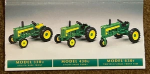 JOHN DEERE DUBUQUE WORKS 3 pc Historical Set #2  by ERTL  1/64 SCALE - Picture 1 of 5