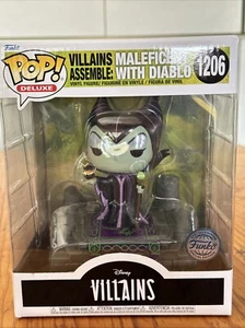Funko POP Deluxe Disney Villains Assemble Maleficent w Diablo 1206 Vinyl Figure - Picture 1 of 6