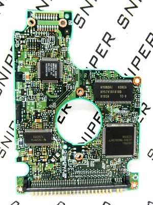 PCB - IBM Travelstar 30GB IC25N030ATDA04 IDE 07N7916 HardDrive H32162 F80183D - Image 1 of 4