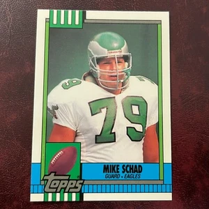 1990 Topps TIFFANY Set MIKE SCHAD ROOKIE #100 EAGLES ** MINT ** HIGH GRADE - Picture 1 of 2