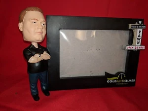 PAWN STARS OLD MAN BOBBLEHEAD PICTURE FRAME UNIQUE GOLD & SILVER COLLECTIBLE NEW - Picture 1 of 8