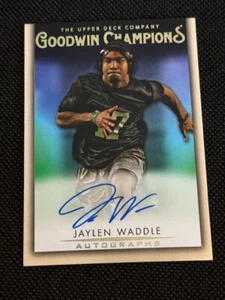 2021 Upper Deck Goodwin Champions Autographs #AJW Jaylen Waddle Auto - Picture 1 of 2