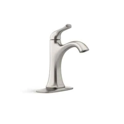 KOHLER Sundae Single Handle Single Hole Bathroom Faucet , Vibrant Brushed Nickel