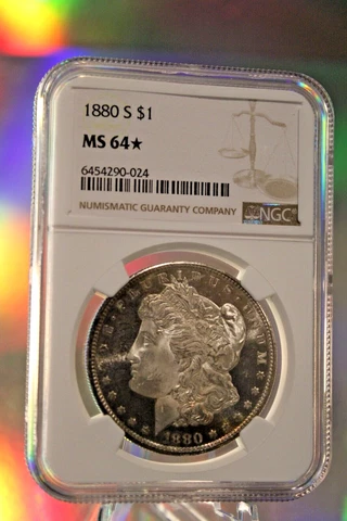 1880 S $1 NGC MS64 MORGAN DOLLAR *STAR* DMPL-OUT OF THIS WORLD CAMEO-ABSOLUTE+++ Cover