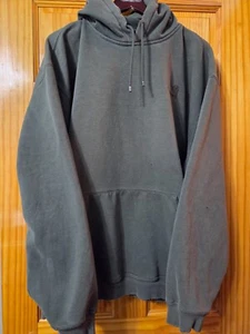 Carhartt Hoodie 3XL Mens Pullover Workwear Sweatshirt K184DGR Distressed - Picture 1 of 8
